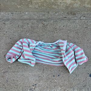 Battat Doll Pink and Blue Doll Top